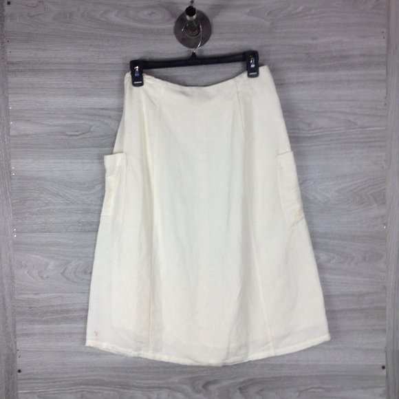 Rails Ivory Freya Front Button Midi Skirt - Picture 3 of 7